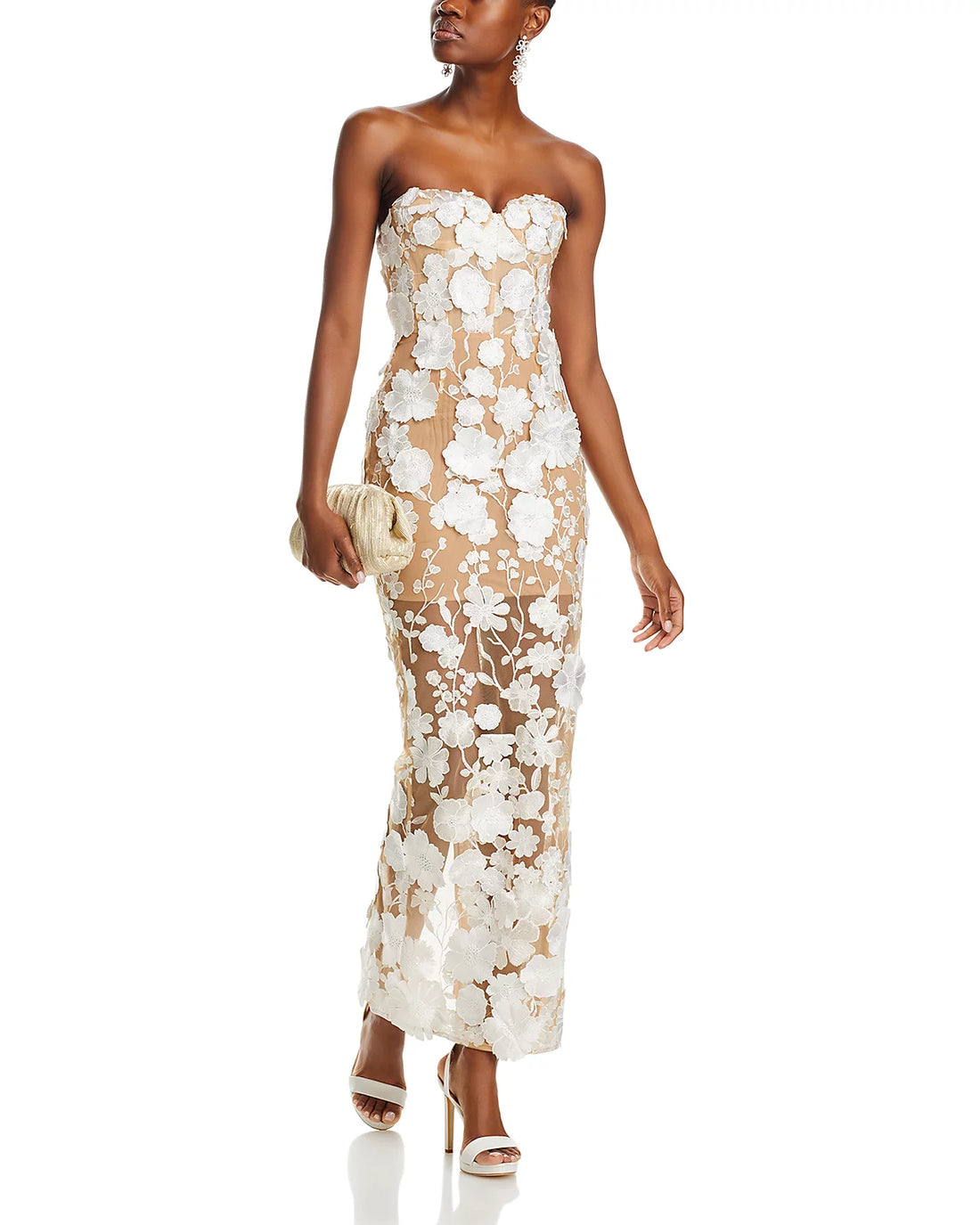 Bronx and Banco Jasmine Blanc Maxi Dress - XS