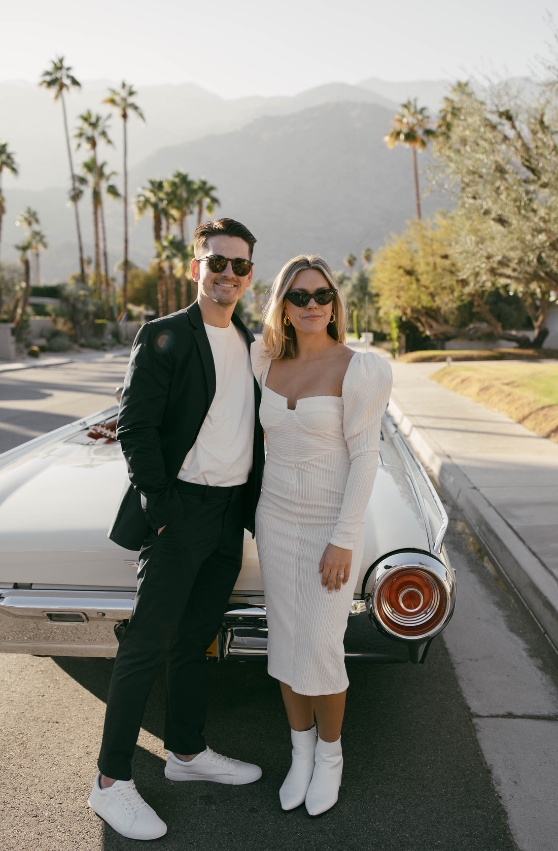 ASOS Rib Puff Sleeve Midi Bodycon Dress in Cream -4