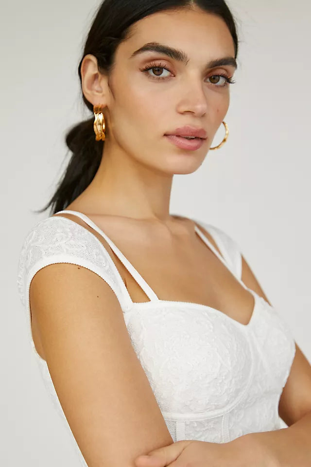 Anthropology Textured Knit Midi Dress - S