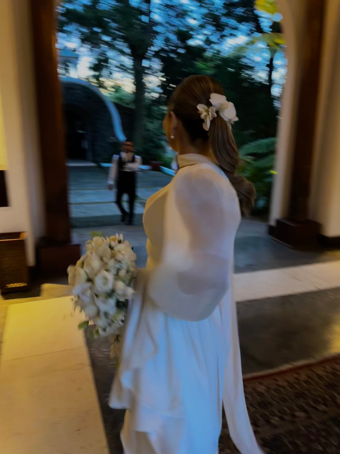 Papilio Bridal Fit and flare wedding dress with bishop sleeves - 12