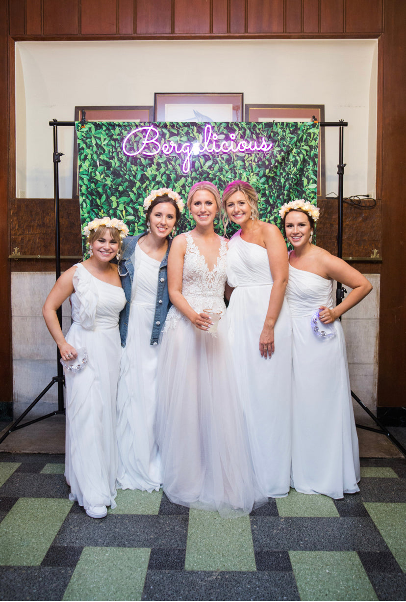 Azazie Sharon A-Line One Shoulder Chiffon Floor-Length Dress Ivory - Custom Size