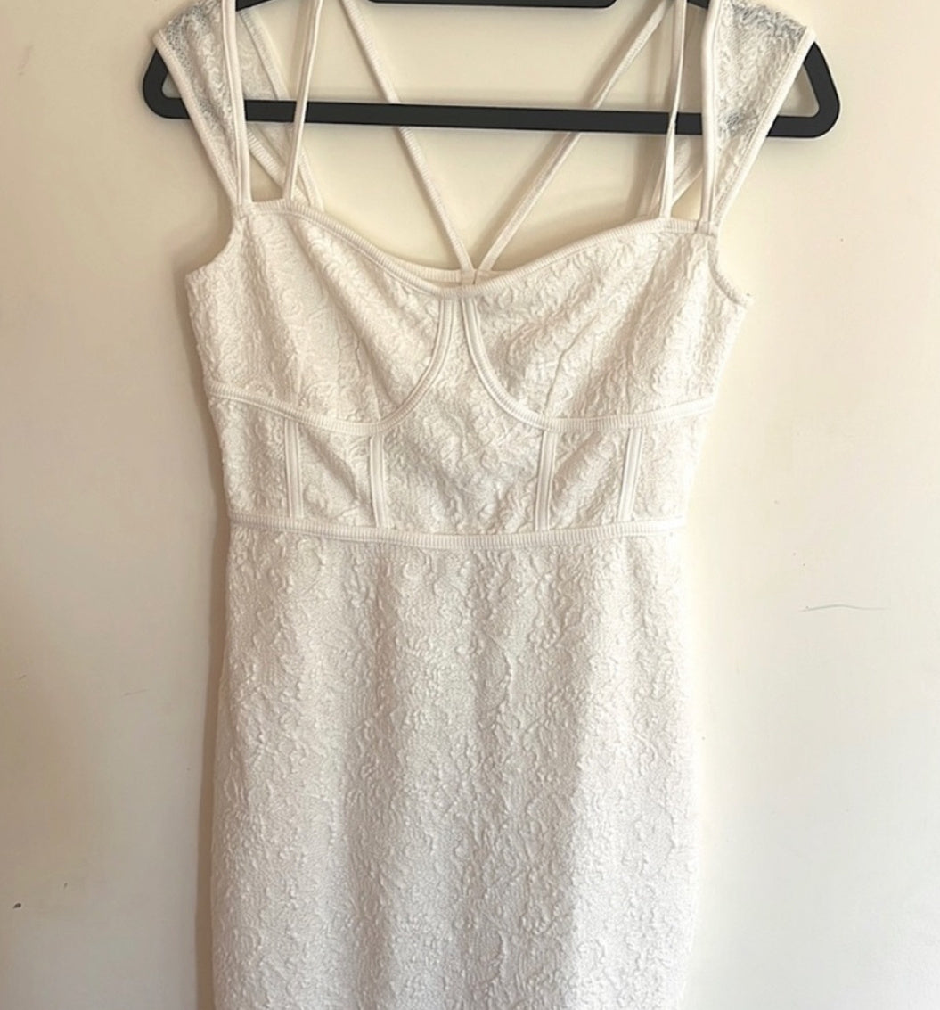 Anthropology Textured Knit Midi Dress - S