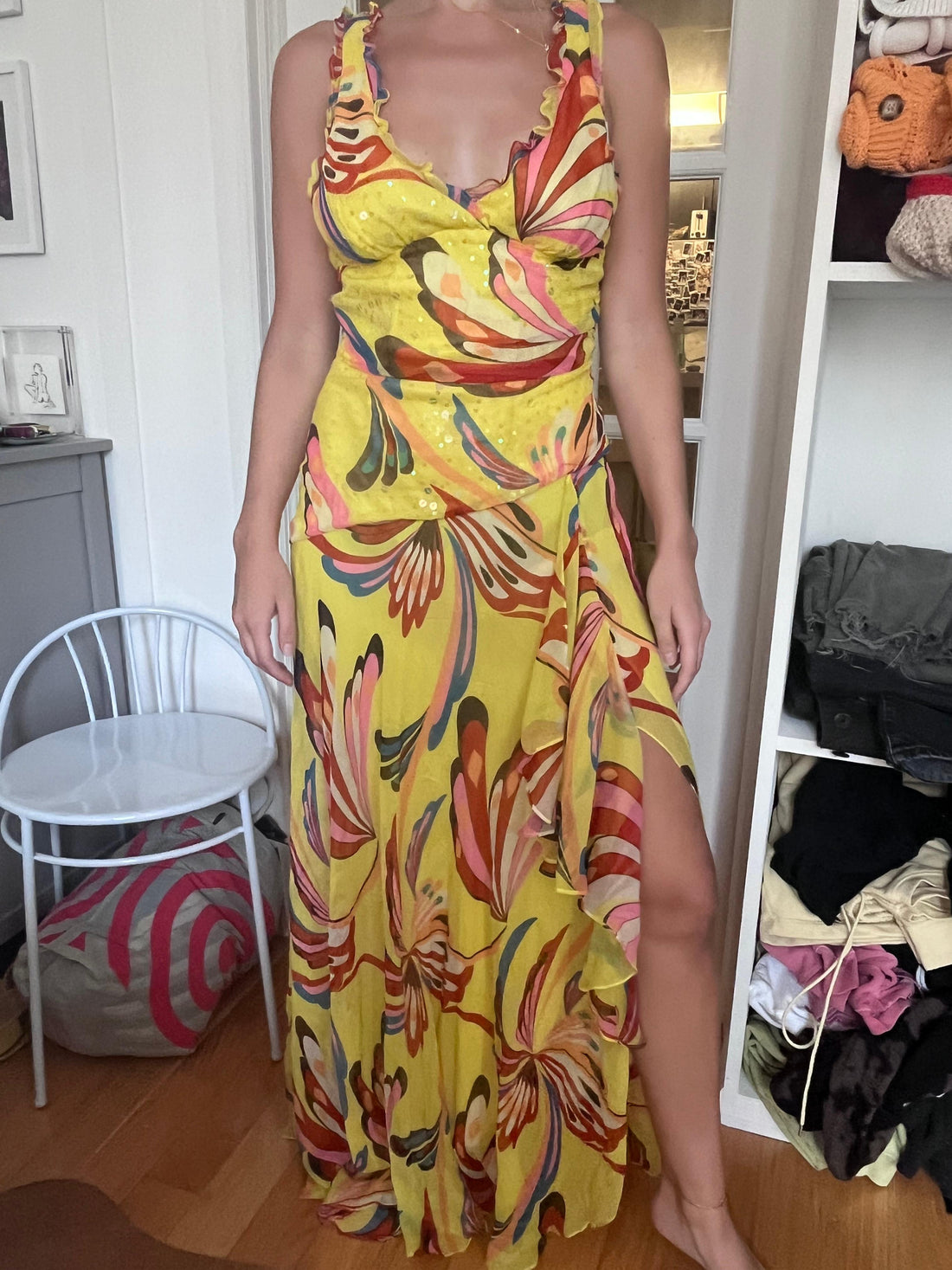 BCBGMaxAzria Silk Maxi dress - 8 (fits like size 4)