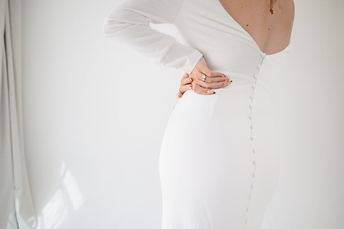 Lulus Feeling of Forever White Long Sleeve Mermaid Maxi Dress - M