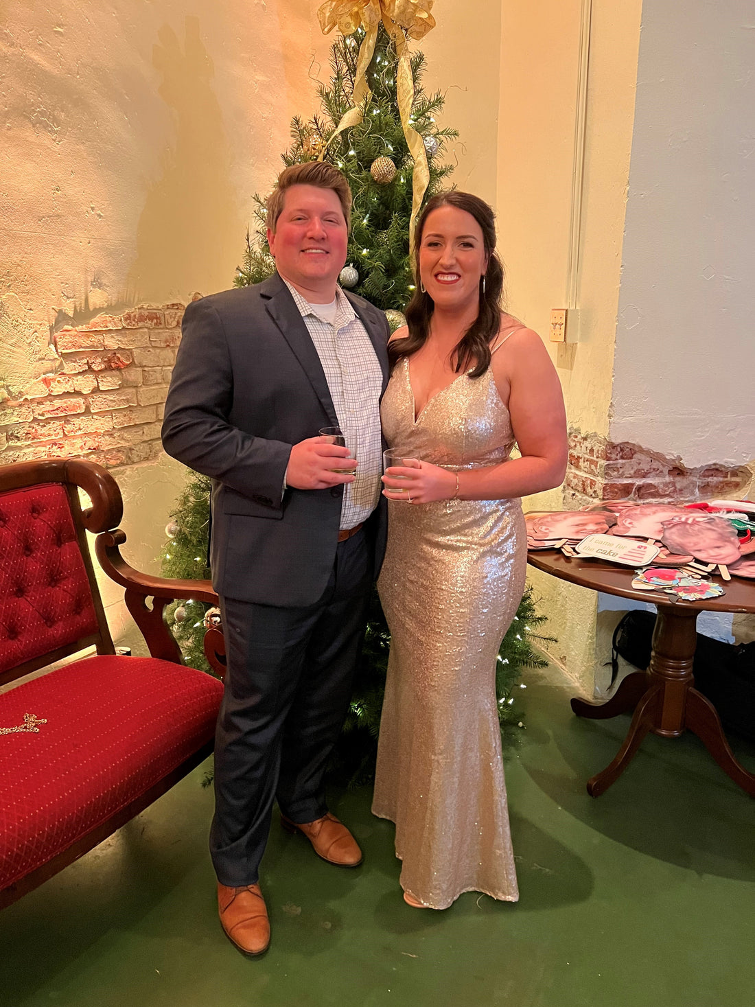 Lulus Spectacular Moment Rose Gold Mermaid Maxi Dress - XL