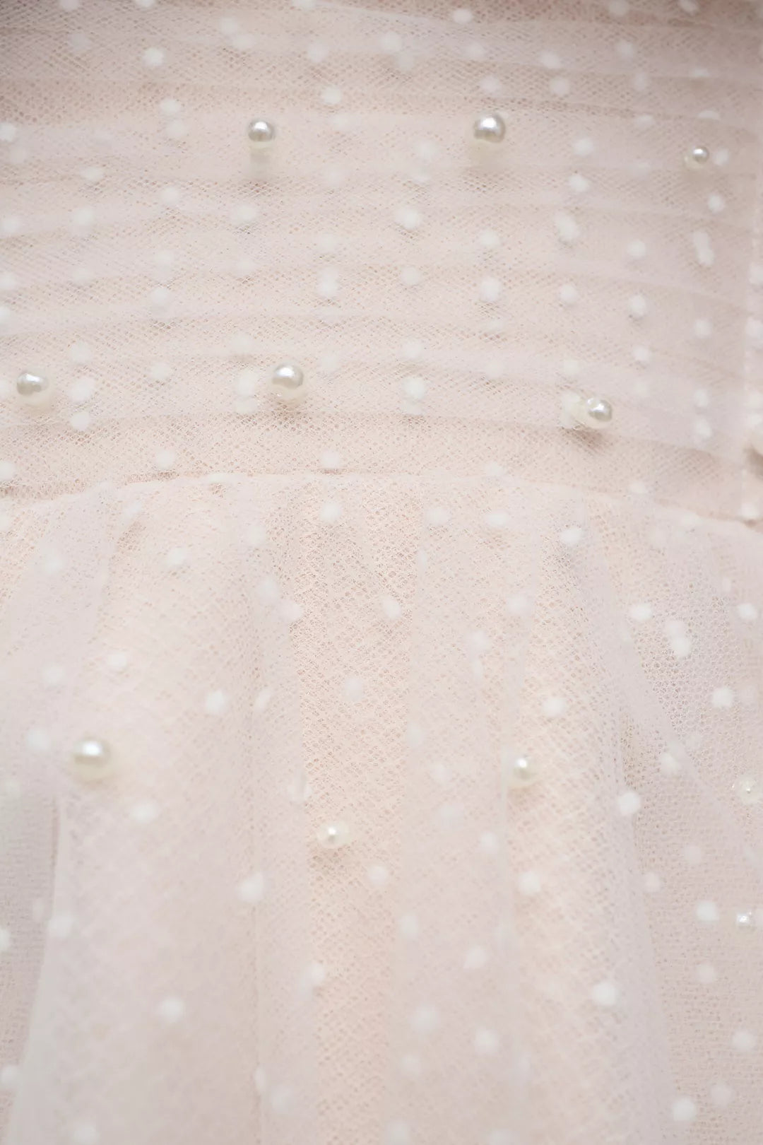 BHLDN BY Watters Macaron Square Neck Tulle Embellished Mini Dress - 10