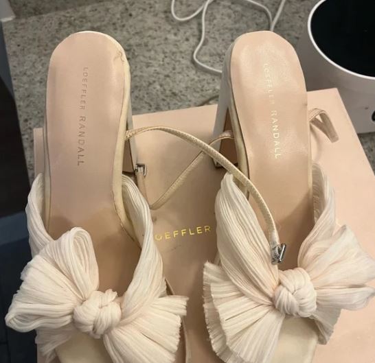 Loeffler Randall Natalia Pleated Knot Platform - 9