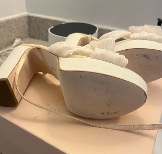 Loeffler Randall Natalia Pleated Knot Platform - 9