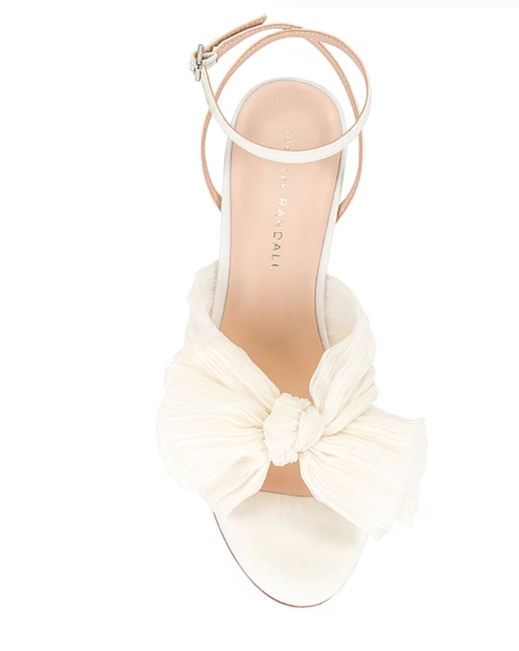 Loeffler Randall Natalia Pleated Knot Platform - 9.5 - Studio Mariée