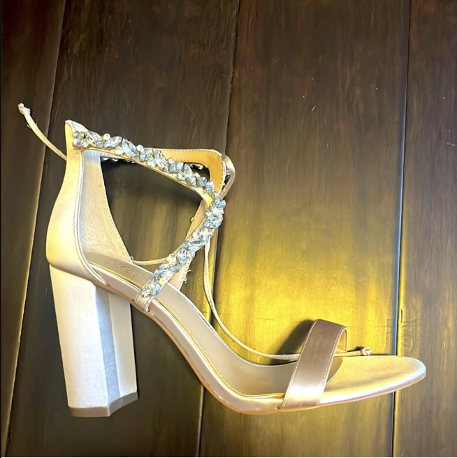 Badgley Mischka Women's Mayra Block-Heel Evening Sandals - 8