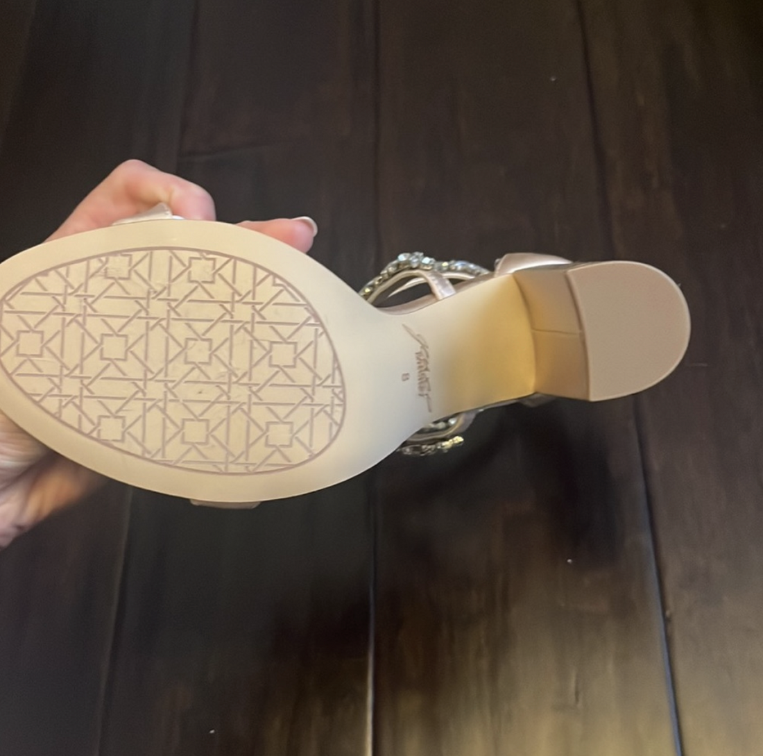 Badgley Mischka Women's Mayra Block-Heel Evening Sandals - 8