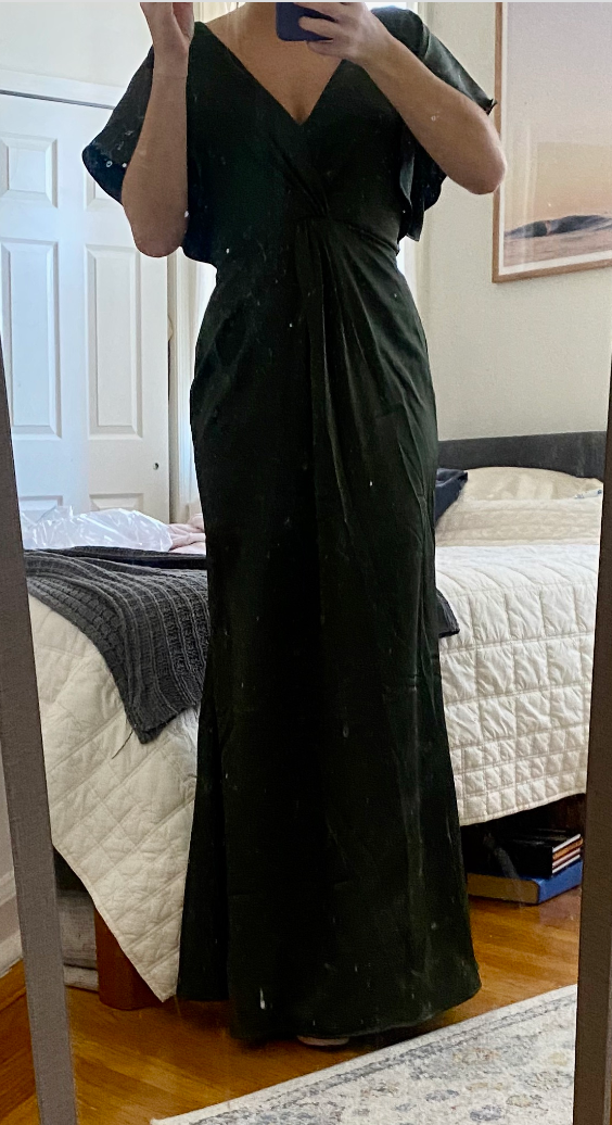 REVERLY Gwen Satin Dress - 0 Petite