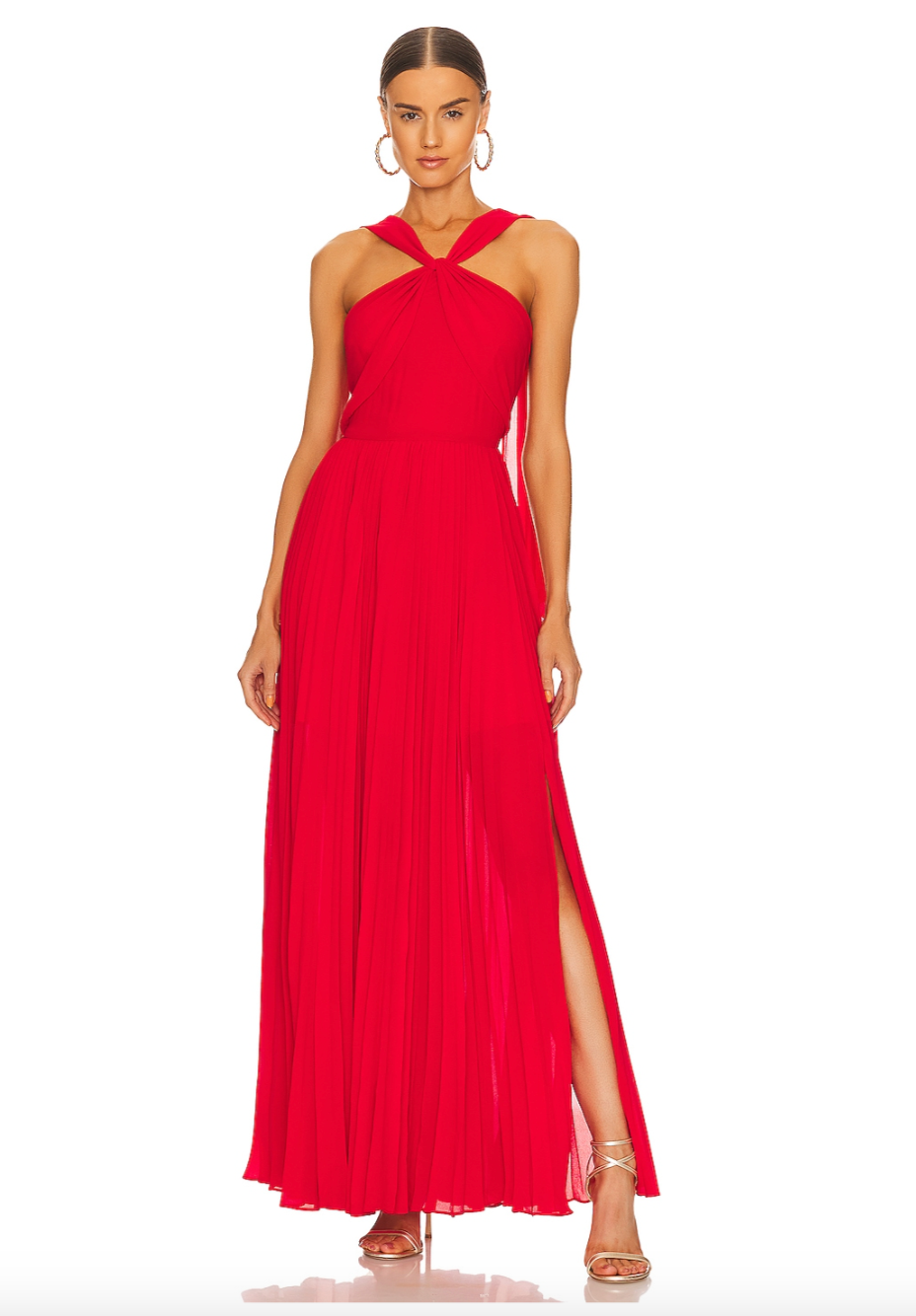 AMUR Peri Pleated Gown - 8