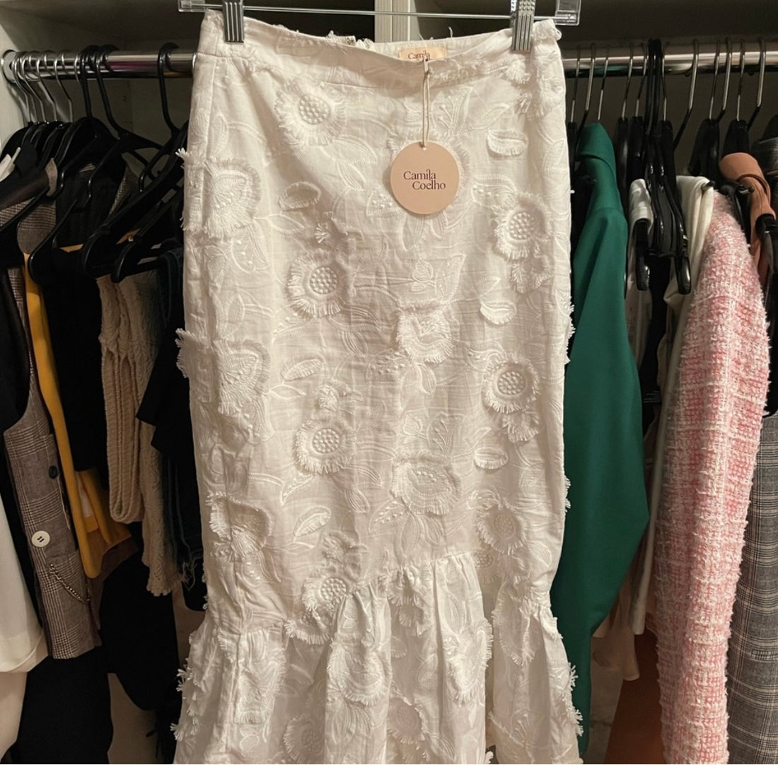 Camila Coelho Marcella Top and Midi Skirt - XS