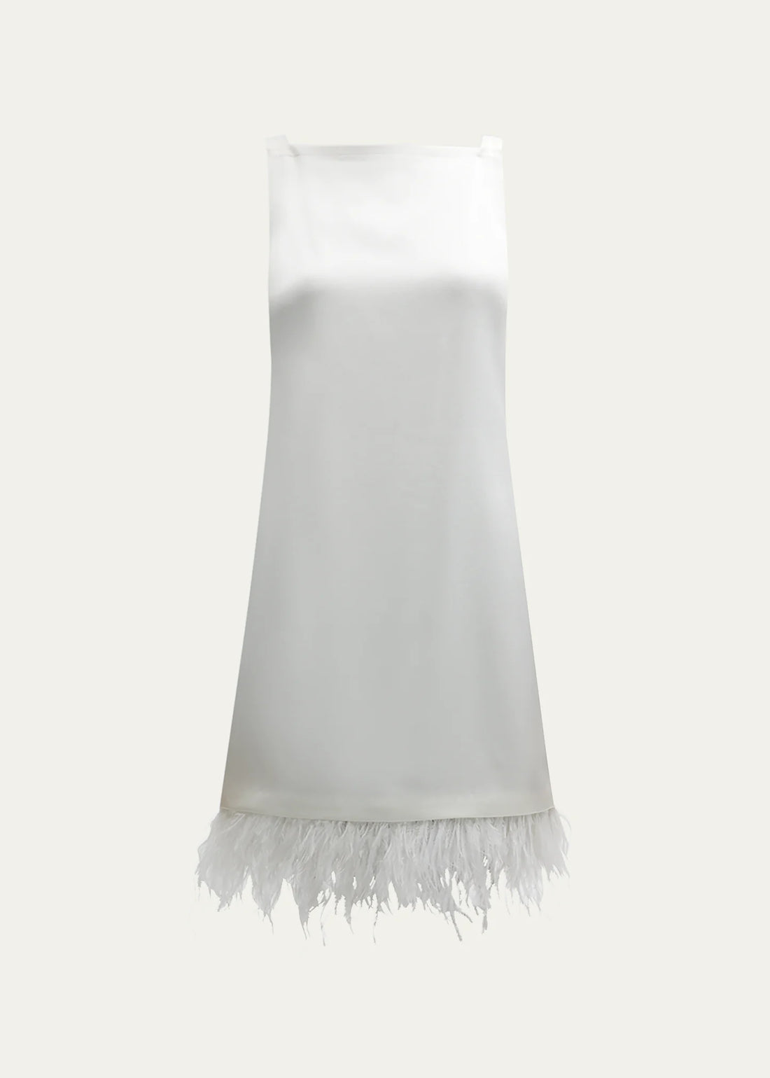 Kobi Halperin Isla Short Dress w/ Feather Trim - S