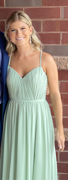 Azazie Zuma Dusty Sage Dress - 0