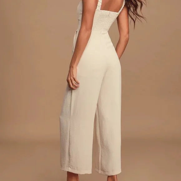 ASTR the Label Wide-Leg Jumpsuit - S - Studio Mariée
