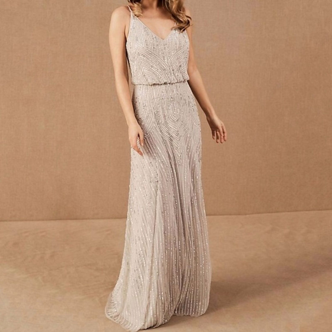 BHLDN Fidelia Beaded Maxi Dress - 4
