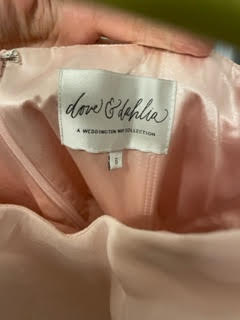 Dove & Dalhia Spaghetti Strap Bridesmaid Dress - 6