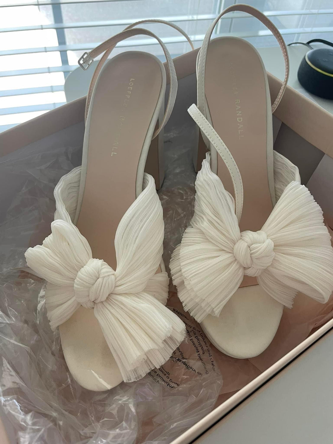 Loeffler Randall Natalia Pleated Knot Platform - Studio Mariée