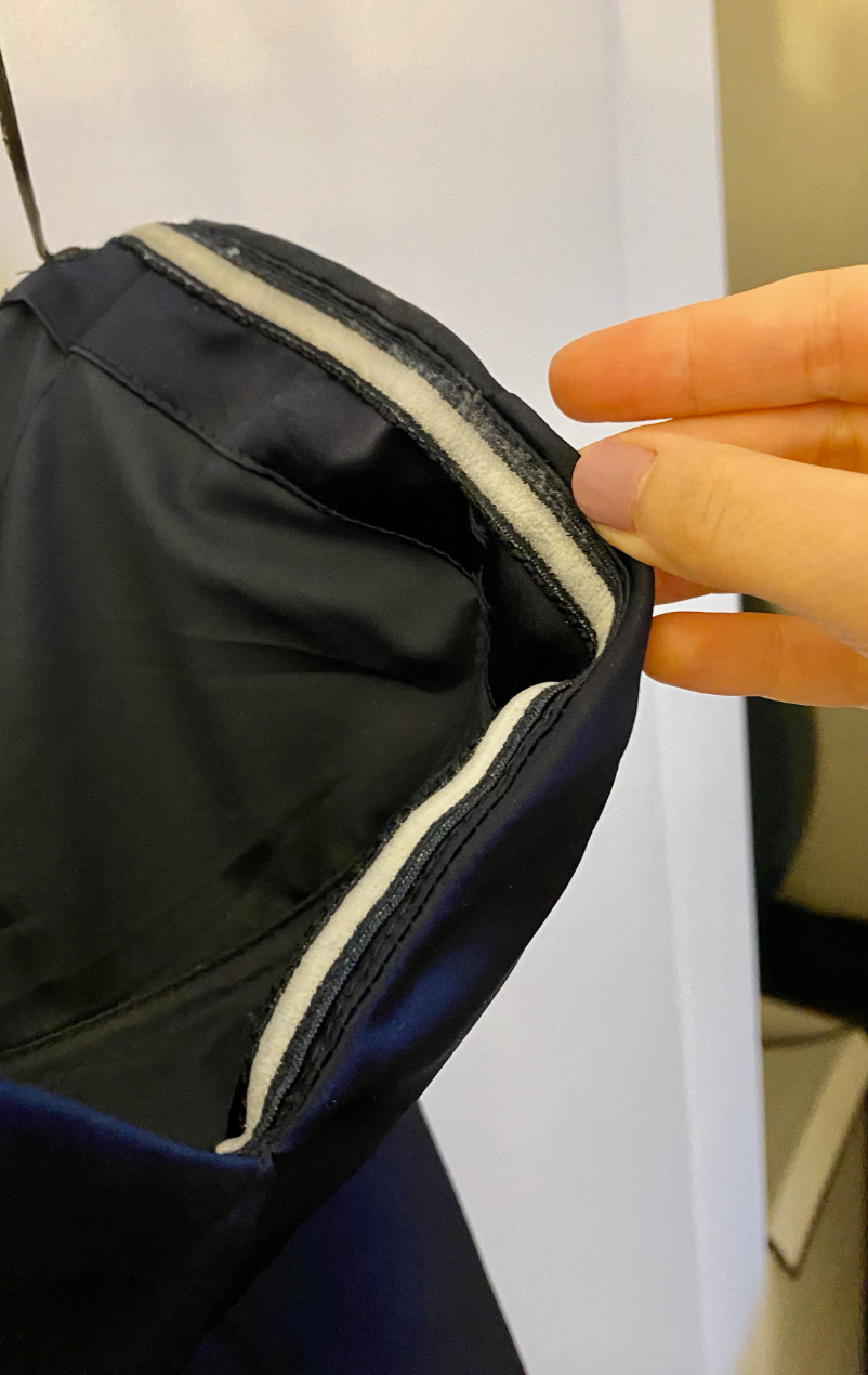 Charlotte Euro Satin Sweetheart Trumpet/Mermaid Dress Euro Navy - Studio Mariée