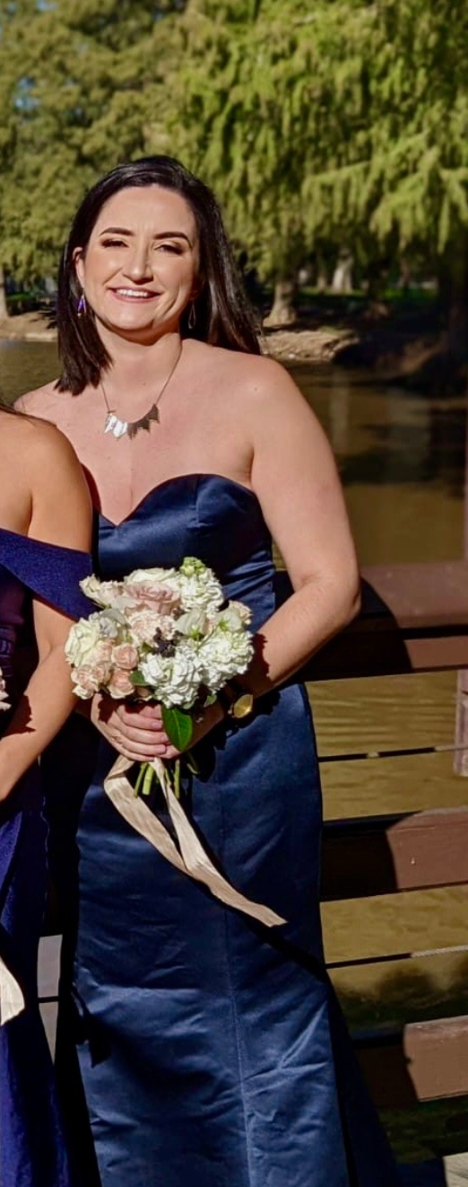 Charlotte Euro Satin Sweetheart Trumpet/Mermaid Dress Euro Navy - Studio Mariée