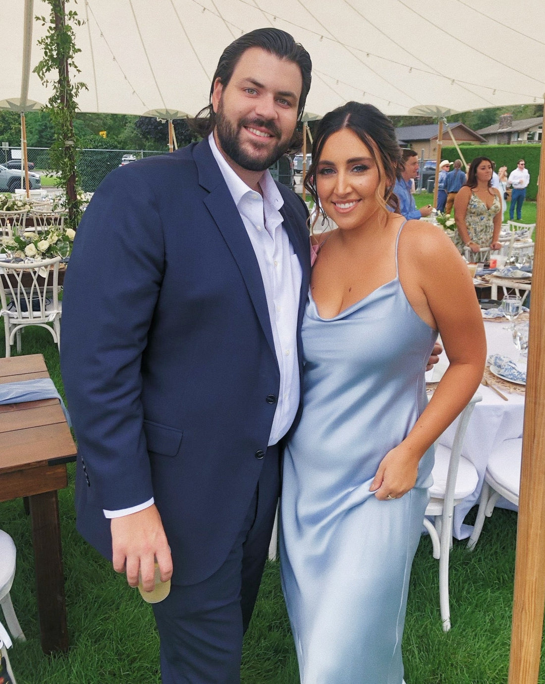 Tuscany Maxi Slip Dress- L - Studio Mariée