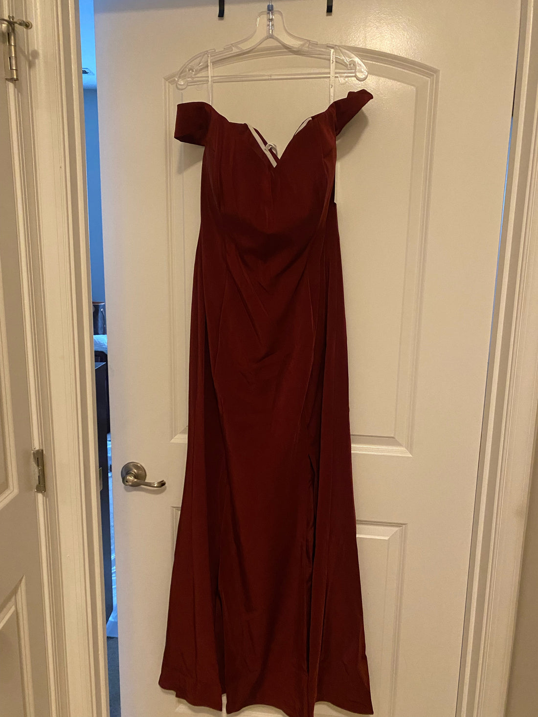 Aura Thea Bridesmaid Dress in Wine- 20