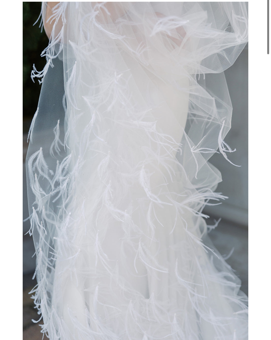 Toni Federici Zsa Zsa Feather Veil