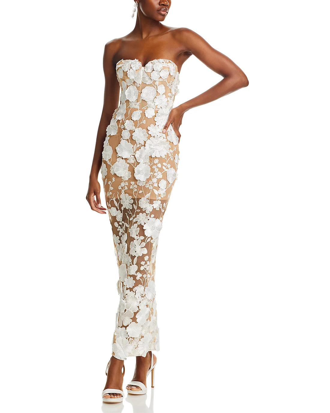 Bronx and Banco Jasmine Blanc Maxi Dress - XS