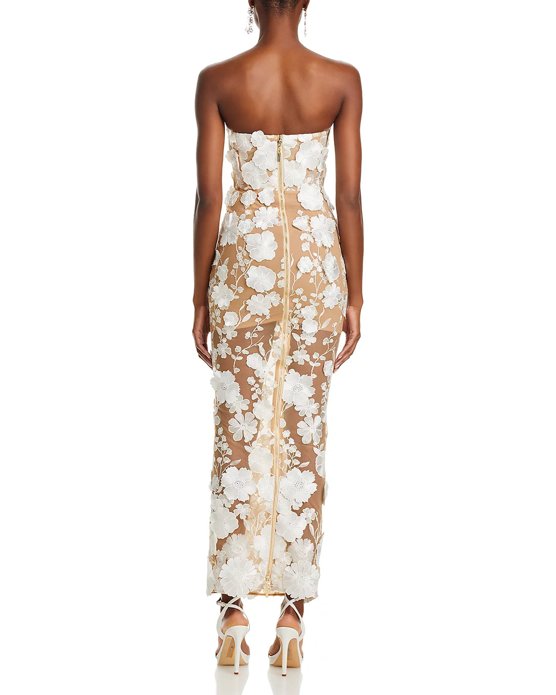 Bronx and Banco Jasmine Blanc Maxi Dress - XS