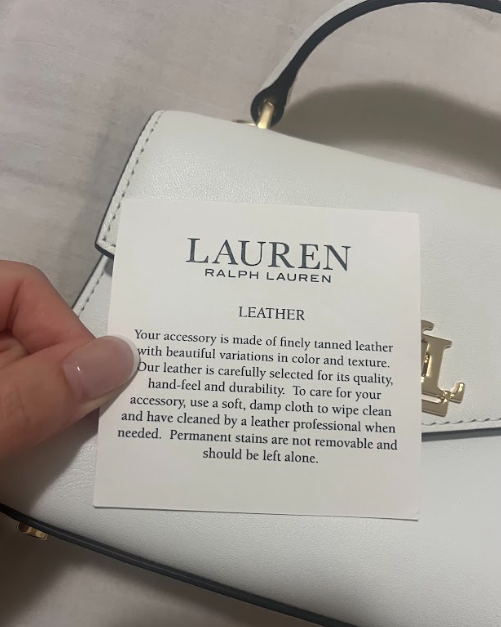 Ralph Lauren Leather Small Farrah Satchel