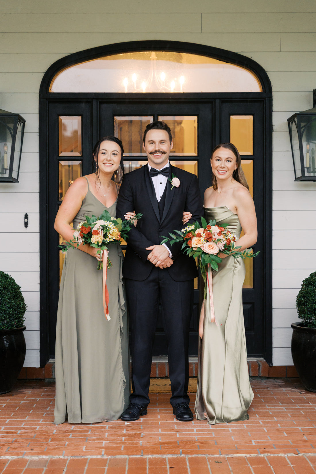 Birdy Grey Mia Shiny Satin Convertible Dress Moss Green - S