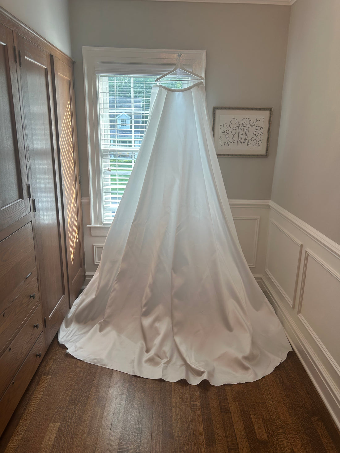 Adrienn Braun Wedding Dress with Overskirt - 12