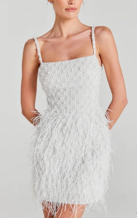 Nadine Merabi Carrie White Dress - M