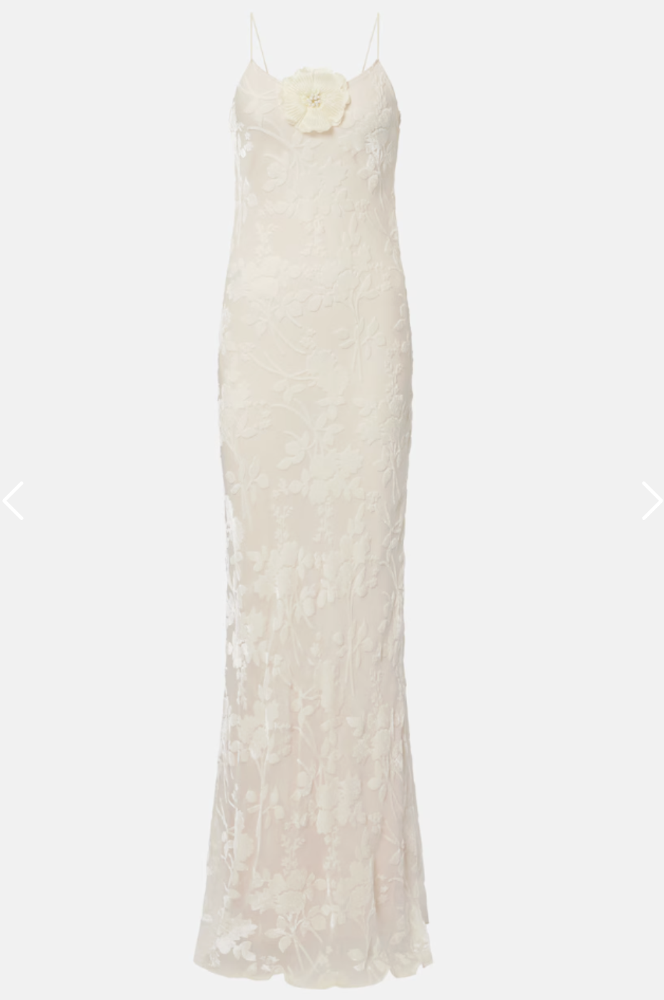 Rodarte Devoré floral velvet gown - 0