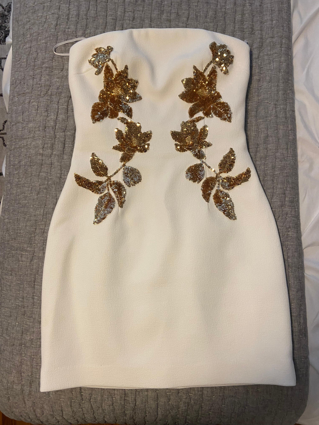 Rebecca Vallance Versailles Mini Dress Ivory - 2