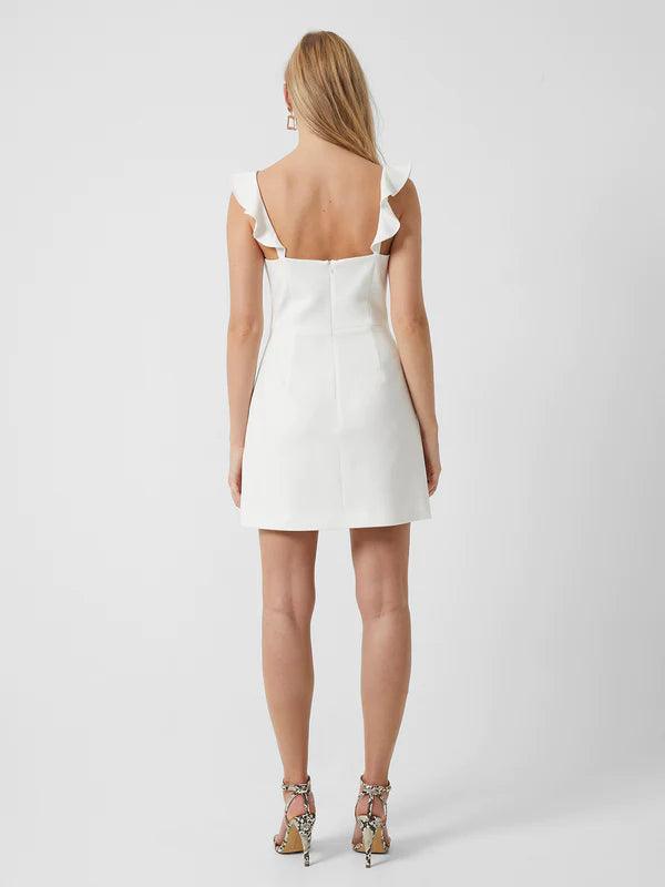 French Connection Women s Whisper Ruffle Sweetheart Dress 0