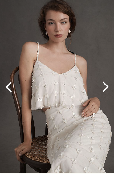 BHLDN Remy Beaded Cami & Skirt Bridal Set - 16