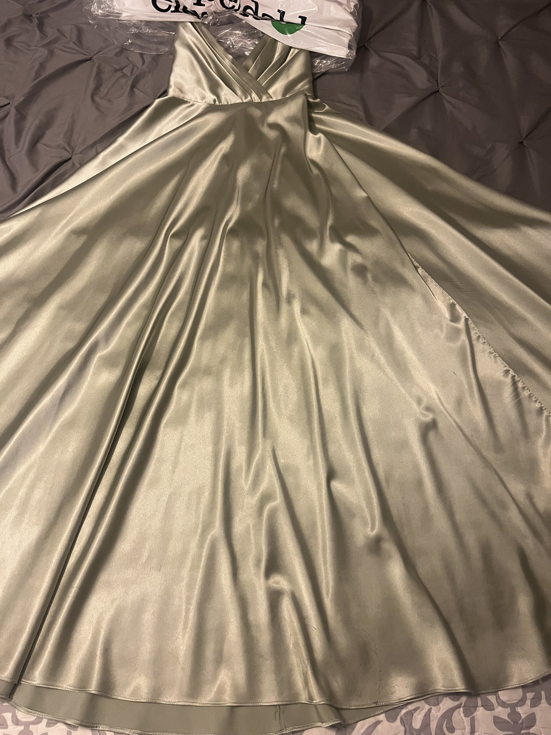 Cinderella Divine Sage Bridesmaids Dress - XS