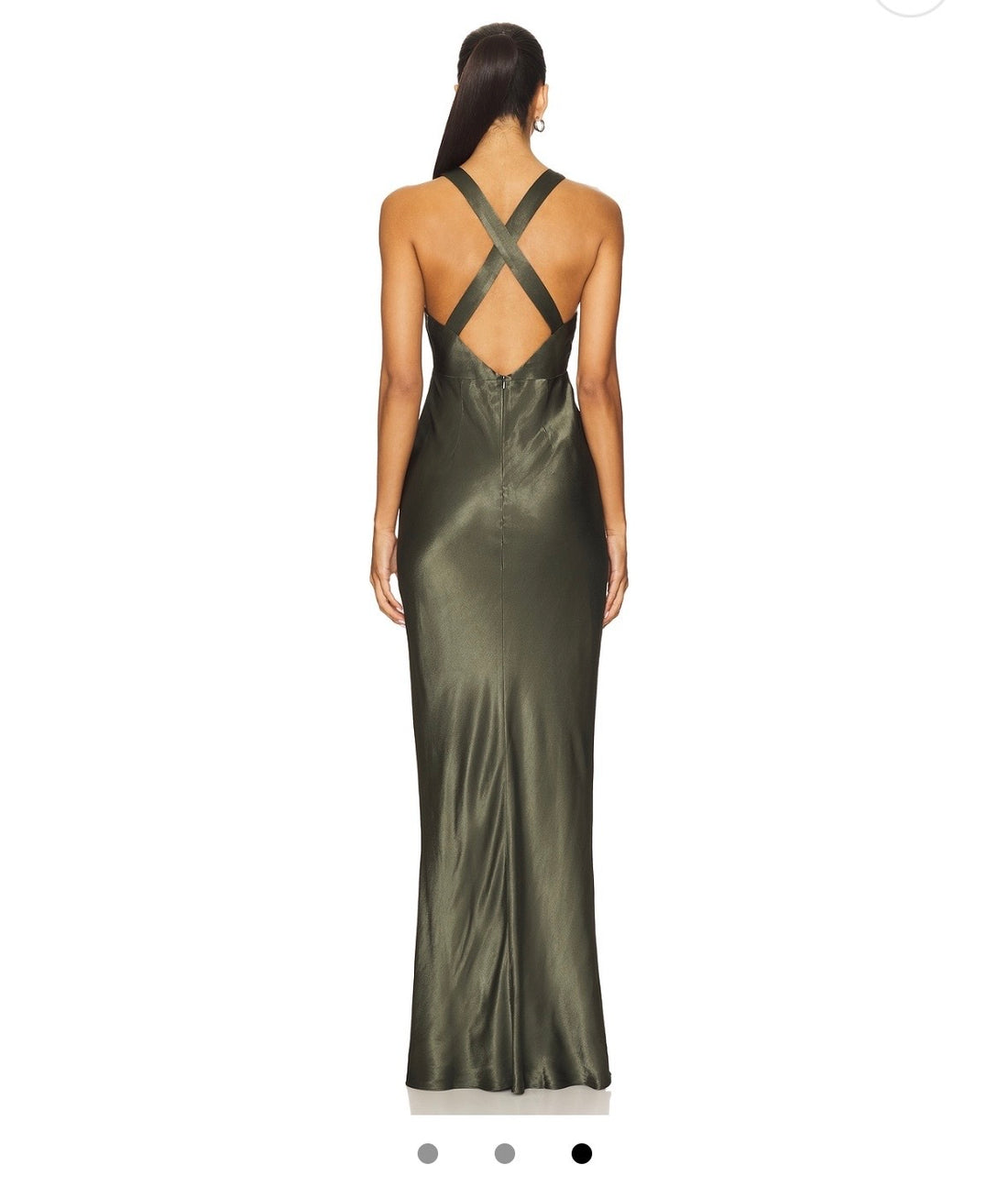 Shona Joy La Lune Plunged Cross Back Maxi - 8