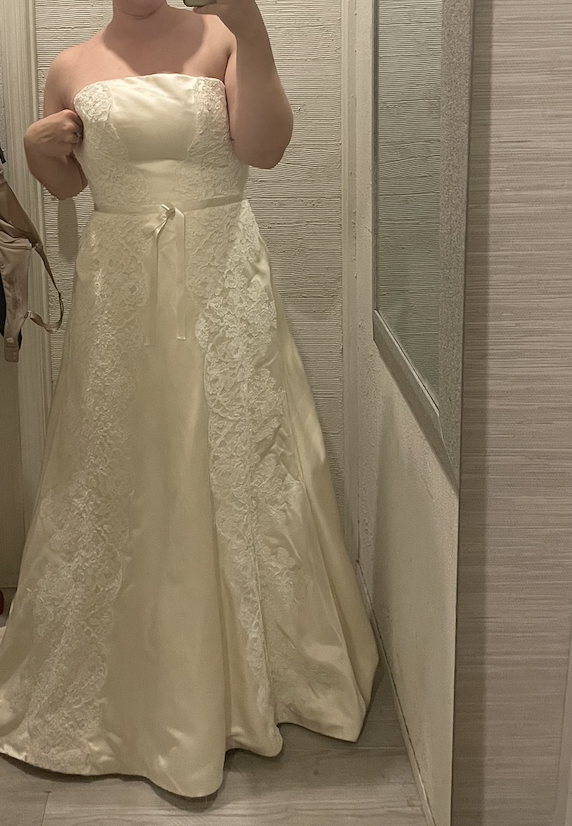 Vintage Ivory Wedding Gown - 8/10