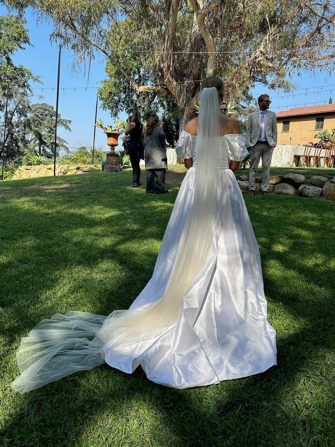 Daphne Newman Silk Tulle Chapel Veil