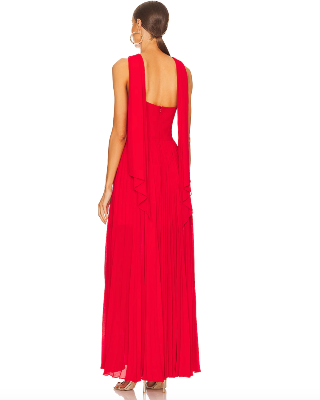 AMUR Peri Pleated Gown - 8