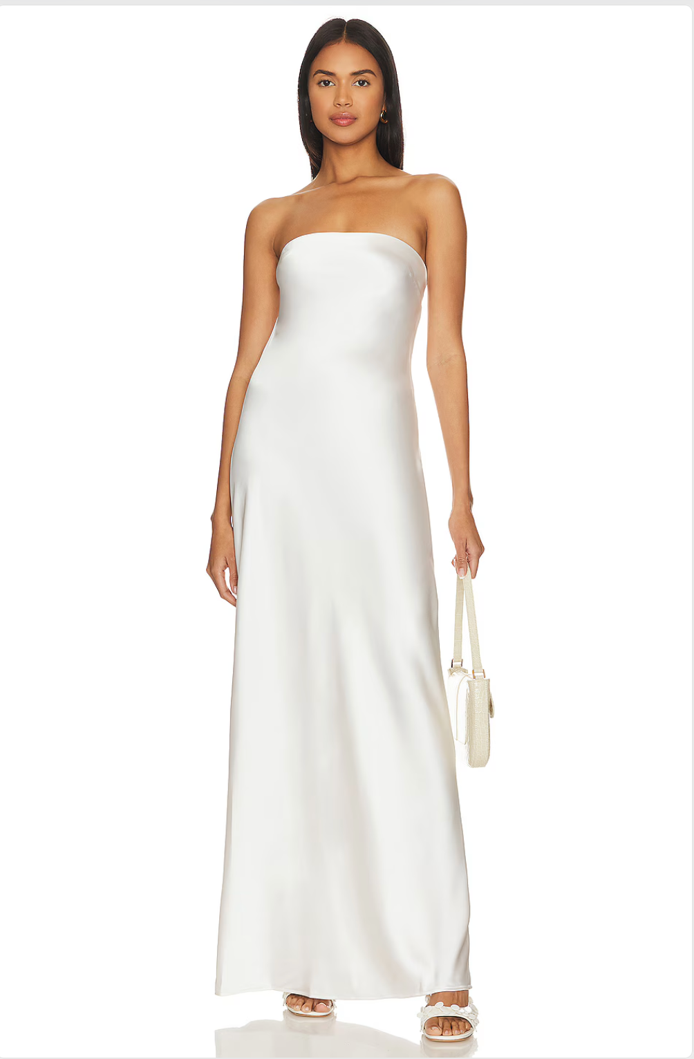 WeWoreWhat Strapless Silky Maxi Dress - 4