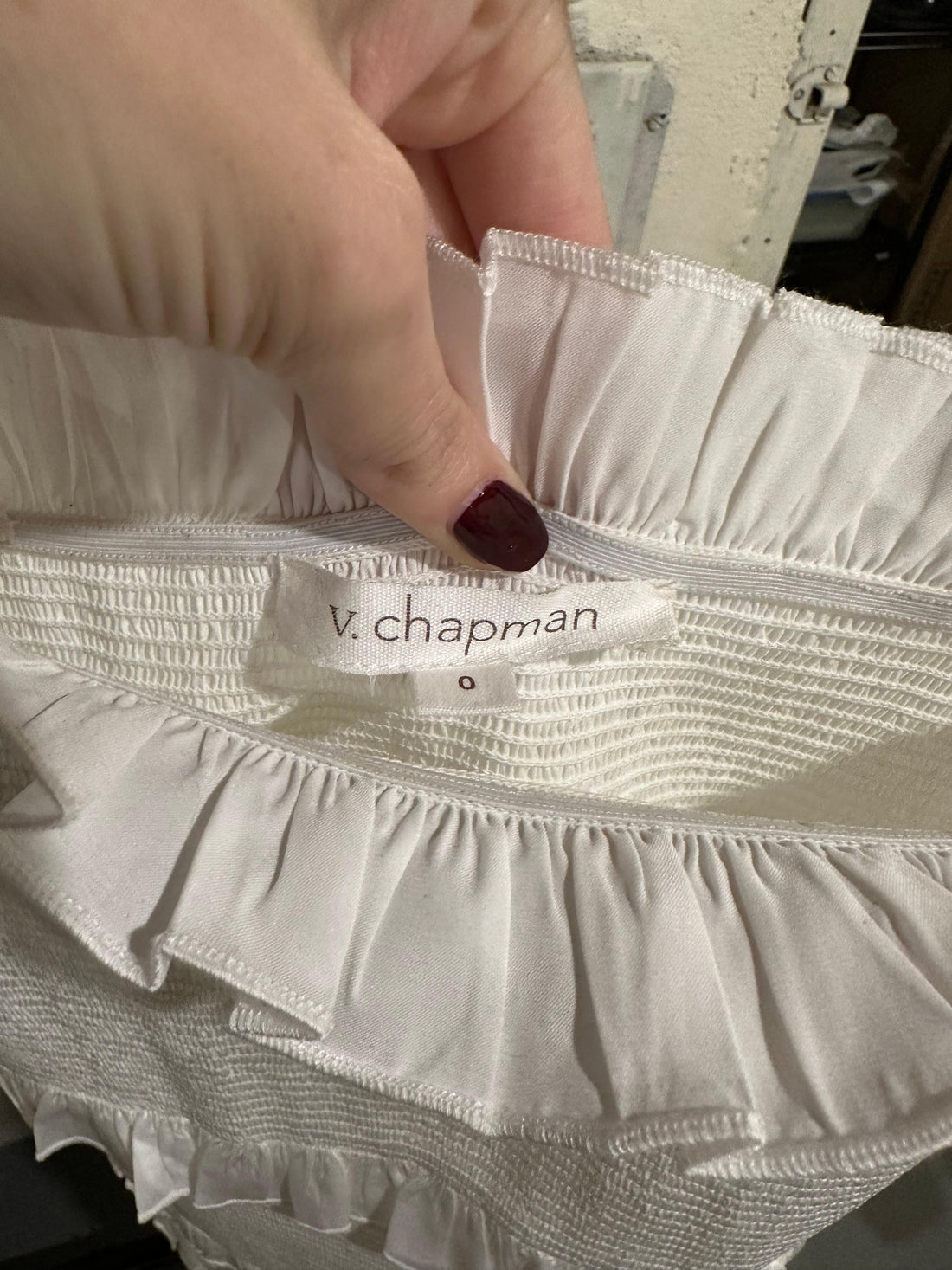 V. Chapman The Lily Dress in White- 0