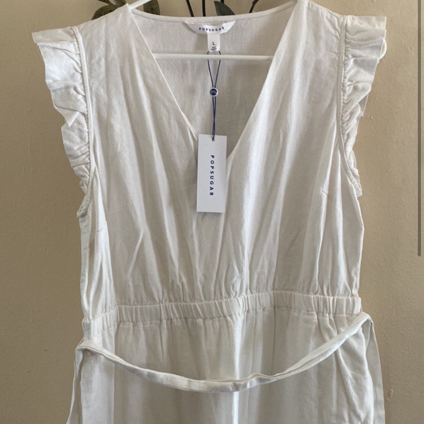 Popsugar Belted Maxi Dress - L