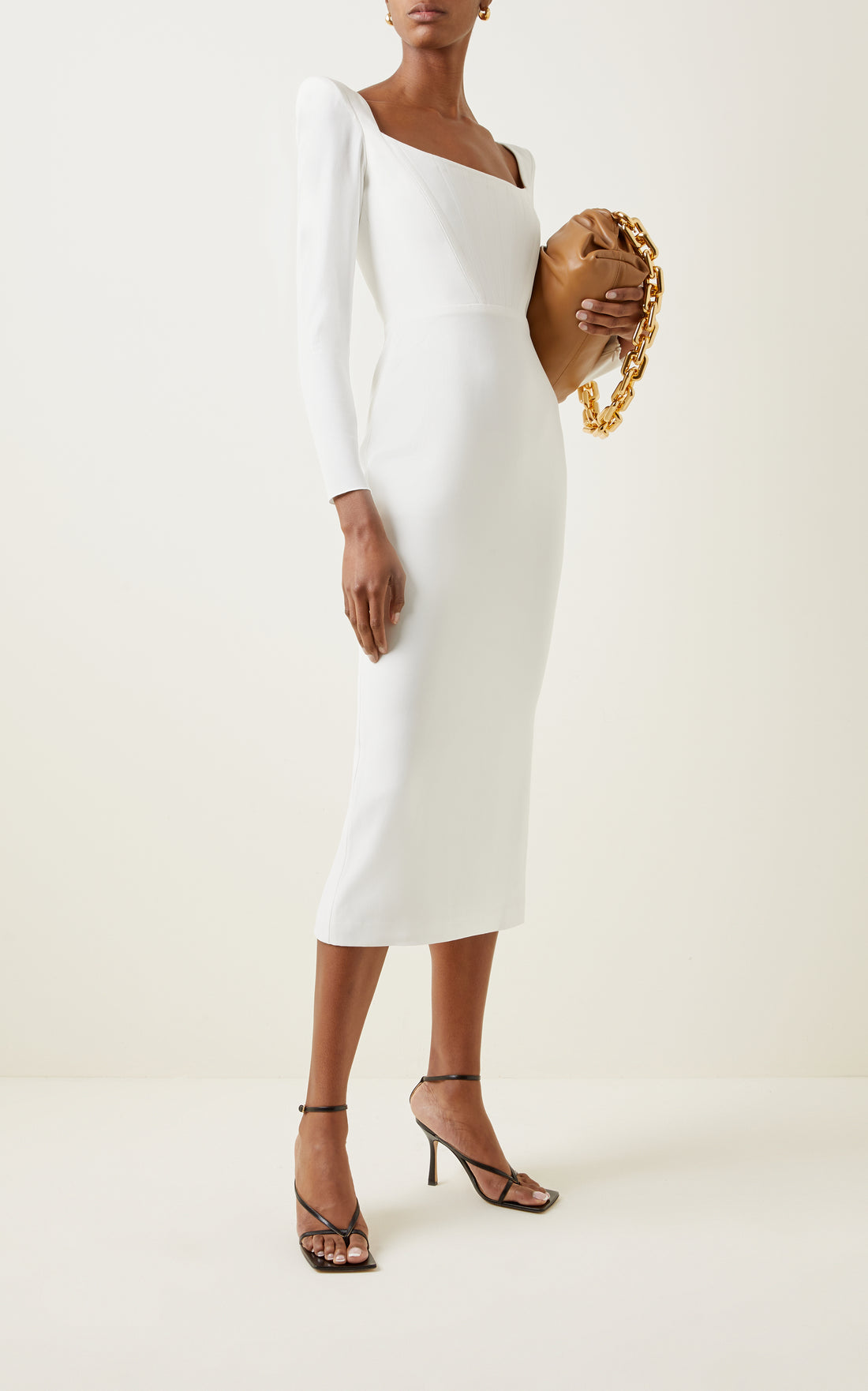 Alex Perry Leigh Corseted Satin Midi Dress - 2 Marie Alex Perry Leigh Corseted Satin Midi Dress - 2 Marie