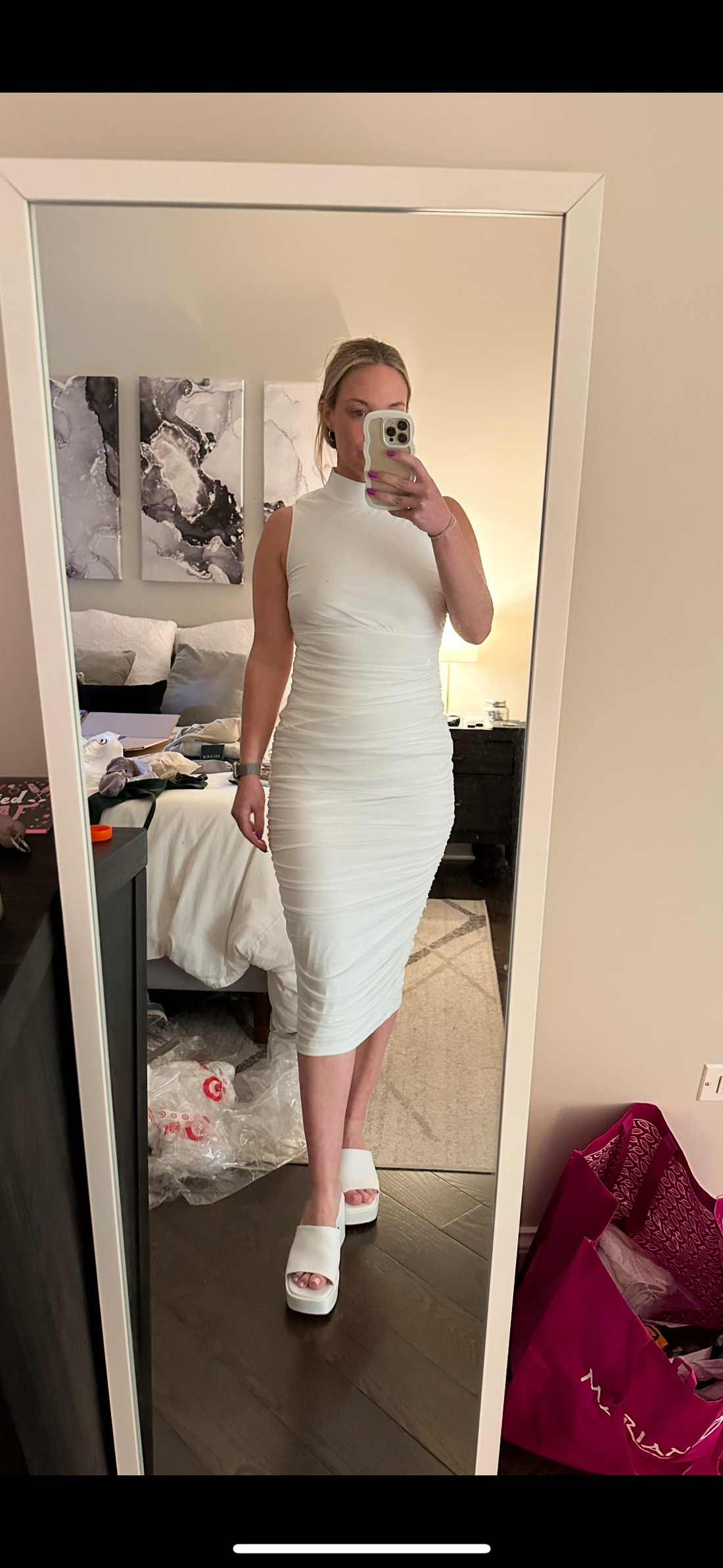 Amazon White Bodycon - 6