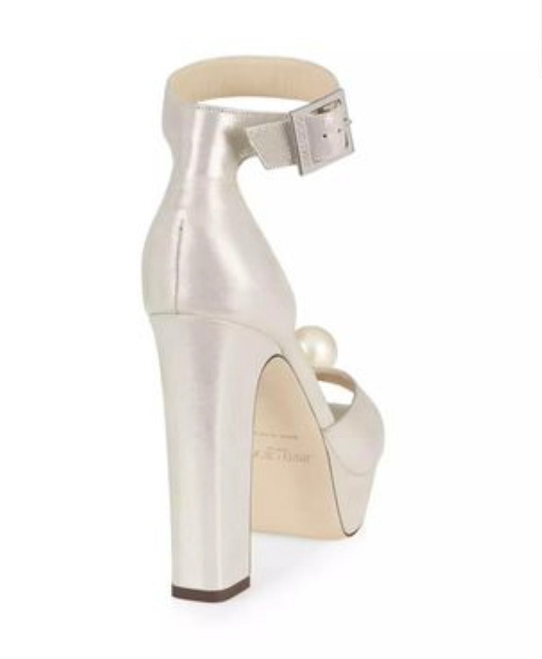 Jimmy Choo Socorie 120MM Shimmer Suede Platform Sandals - 39